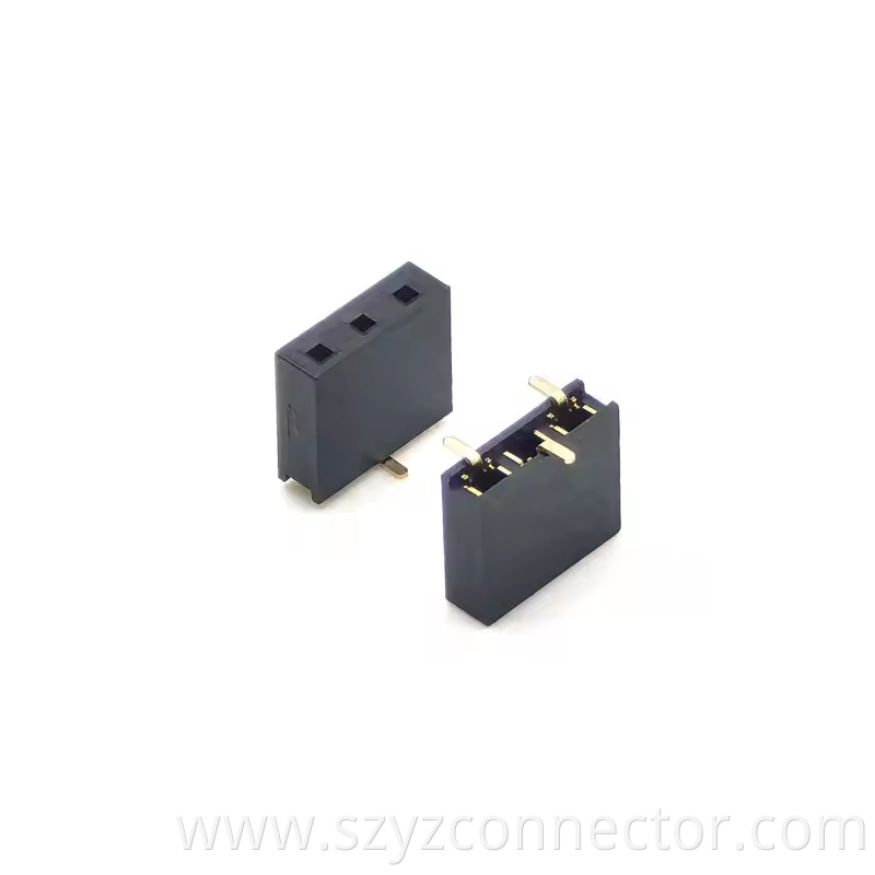 2.54mm Pitch Female Header Single Row SMT H7.1 13P (1)